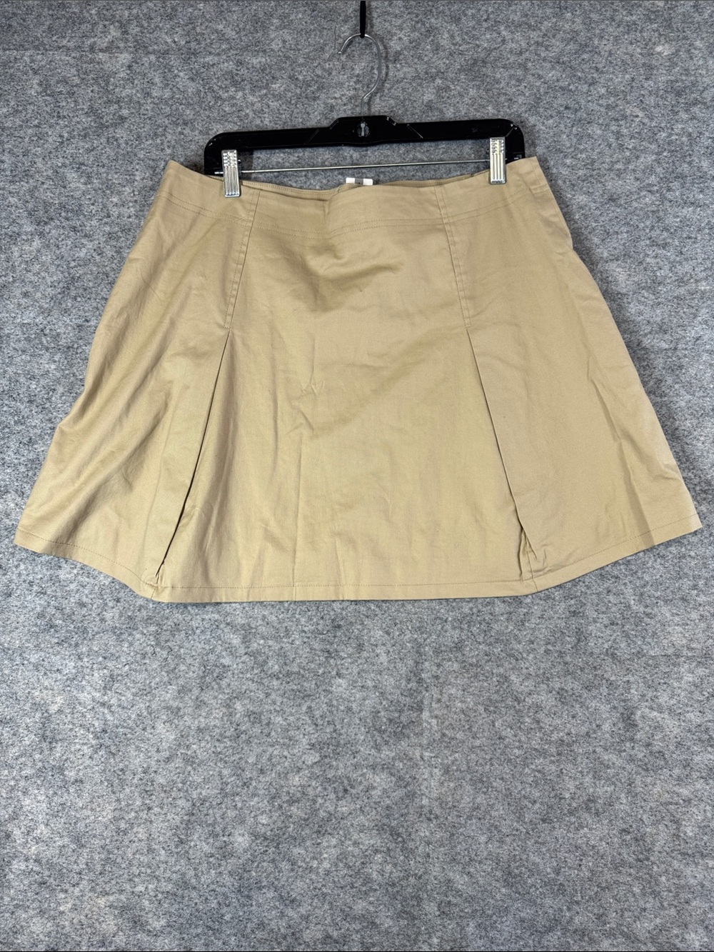 Anthropologie Avec Les Filles Khaki Mini Skirt Size 14 Utility Safari Casual - Picture 10 of 15